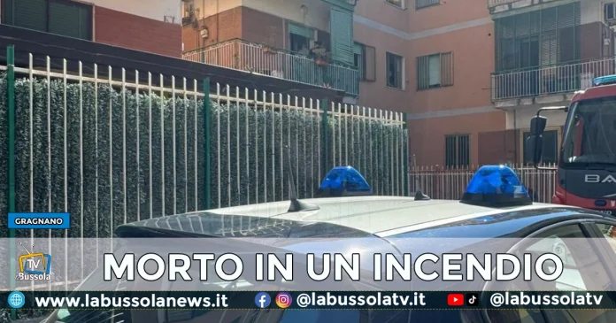 INCENDIO APPARTAMENTO GRAGNANO