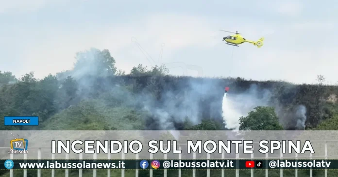 INCENDIO MONTE SPINA NAPOLI