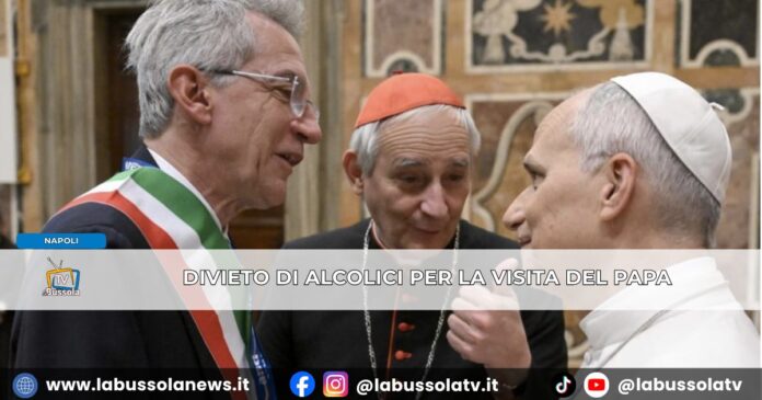 Il Papa in visita l'8 maggio a Napoli e Pompei scatta il divieto di vendita sugli alcolici nel capoluogo partenopeo