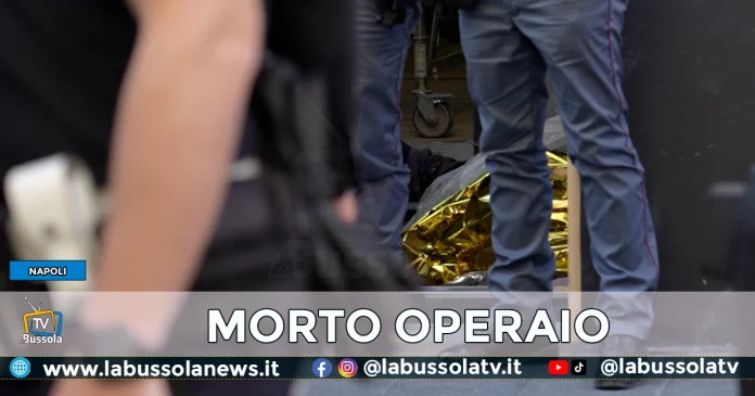MORTO OPERAIO NAPOLI VIA DEI MILLE