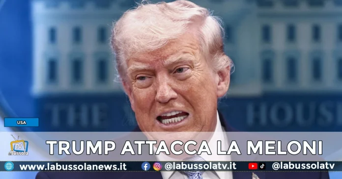 TRUMP ATTACCA LA MELONI