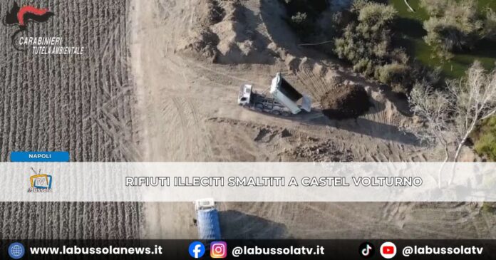 AZIENDA CASTEL VOLTURNO SMALTIVA FANGHI DI DEPURAZIONE E INERTI DA DEMOLIZIONE DUE ARRESTI TRA NAPOLI E CASERTA