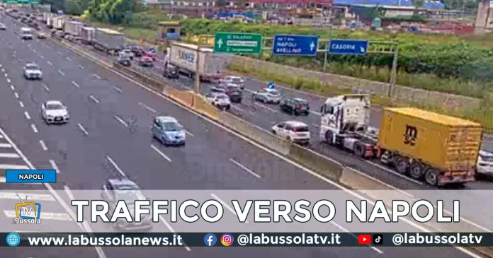 NAPOLI TRAFFICO GIRO D'ITALIA