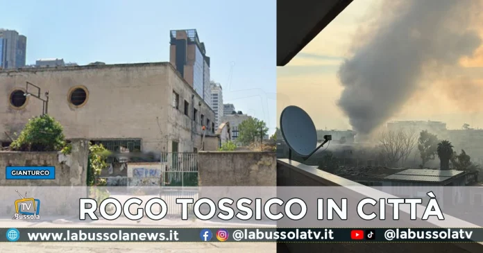 Napoli incendio ex mercato