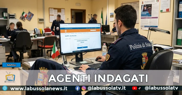 Napoli poliziotti dati sensibili