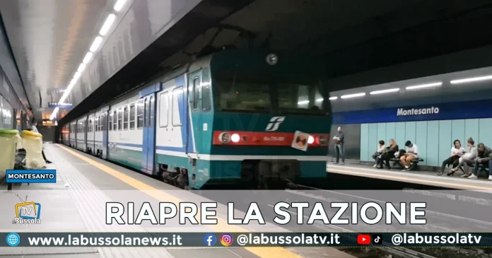 RIAPRE STAZIONE MONTESANTO LINEA 2 METROPOLITANA NAPOLI