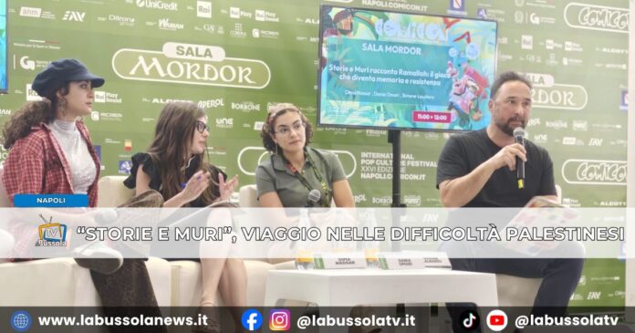 Tra gioco e realtà al Comicon Napoli un gioco da tavolo, Storie e muri racconta le difficoltà della quotidianità palestinese,