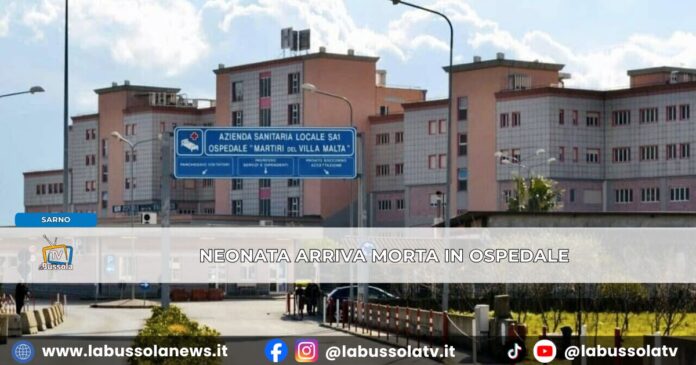 Tragedia all'ospedale di Sarno neonata giunge morta in Pronto Soccorso. Sospetta gravidanza nascosta