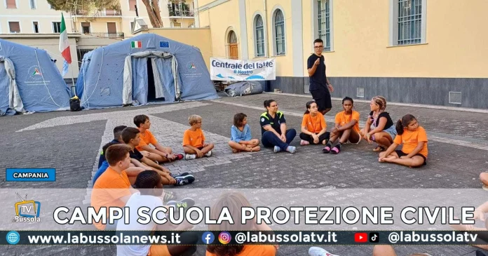 CAMPI SCUOLA PROTEZIONE CIVILE CAMPANIA