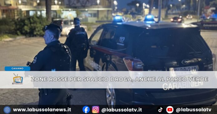Caivano, potenziali aree di spaccio di droga il prefetto istituisce ‘zone rosse’, anche al parco verde