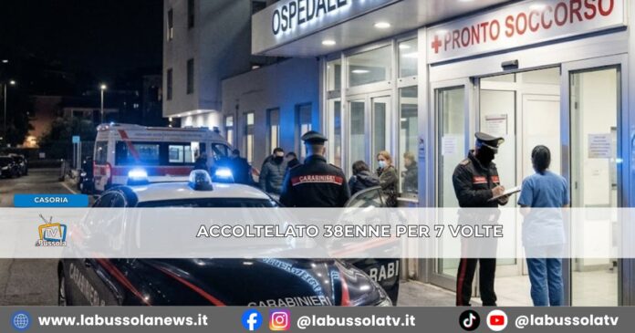 Casoria uomo di 38 anni acccoltellato in strada ad Arpino, colpito 7 volte in più parti del corpo