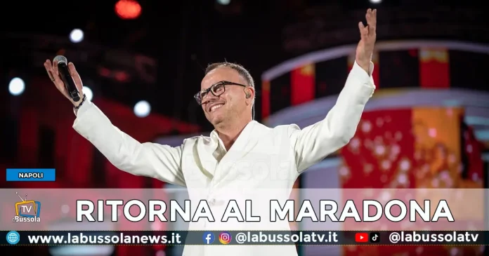 GIGI D'ALESSIO CONCERTO STADIO MARADONA GIUGNO 2027