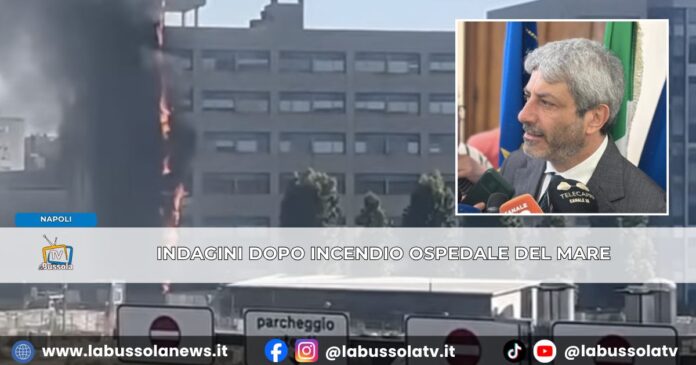Incendio all’Ospedale del mare di Napoli il Presidente Fico “Pista dolosa inquietante, è tra le ipotesi” Incendio all’Ospedale del mare di Napoli il Presidente Fico “Pista dolosa inquietante, è tra le ipotesi”