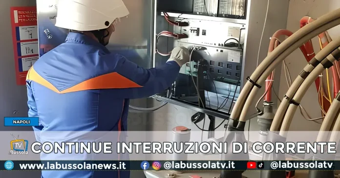 NAPOLI INTERRUZIONI DI CORRENTE ELETTRICA