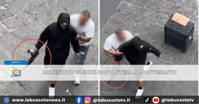 Napoli, arrestato un 38enne dopo gli spari a Montesanto sequestrata una pistola clandestina e recuperato un Kalashnikov nascosto sotto un'auto