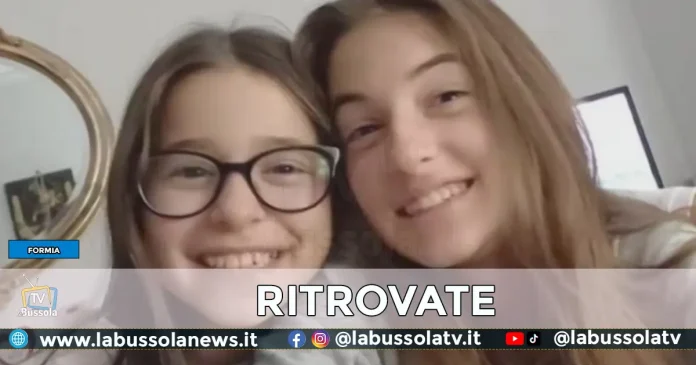 Ritrovate sorelline scomparse