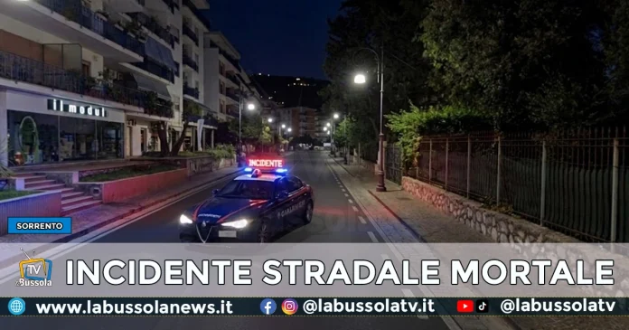 SORRENTO INCIDENTE STRADALE