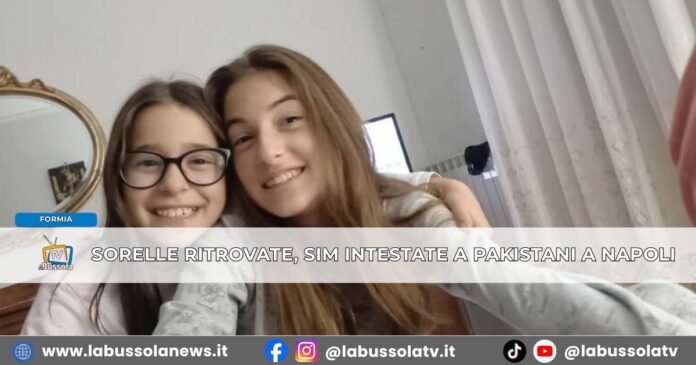 Sorelle scomparse e ritrovate a Formia, sequestrati tabulati telefonici e sim intestate a pakistani a napoli