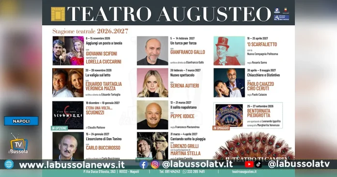 Teatro Augusteo abbonamenti 2026 2027