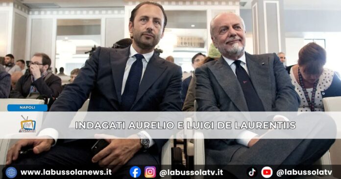 Aurelio e Luigi de Laurentiis indagati per bancarotta fraudolenta guardia di finanza nelle sedi di napoli e bari