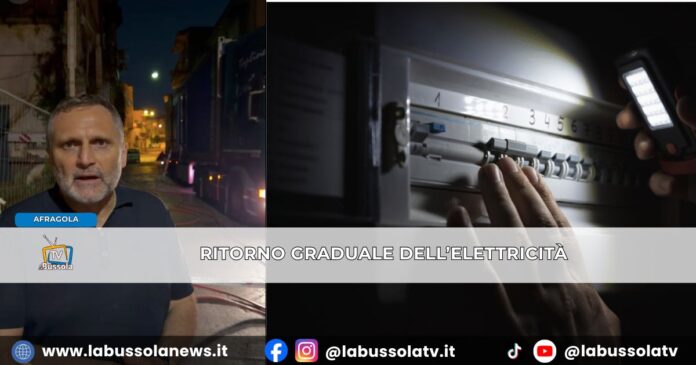Blackout tra Afragola, Casoria e Arzano installata una Power Station, il sindaco di Afragola annuncia il ritorno graduale dell'energia