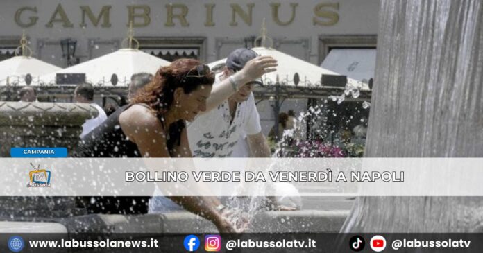 Caldo, verso fine ondata di calore venerdì bollino verde in 18 città, anche a Napoli