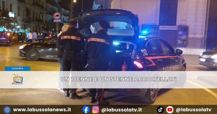 Casoria, 18enne aggredito con una coltellata alla guancia vicino ad un campetto di calcio. A via Nuova Casoria ferito un 37enne