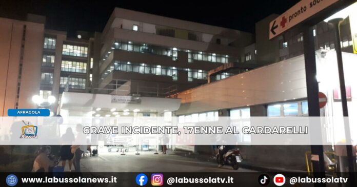 Grave incidente ad Afragola scooter contro auto, 17enne in gravi condizioni trasportata al cardarelli
