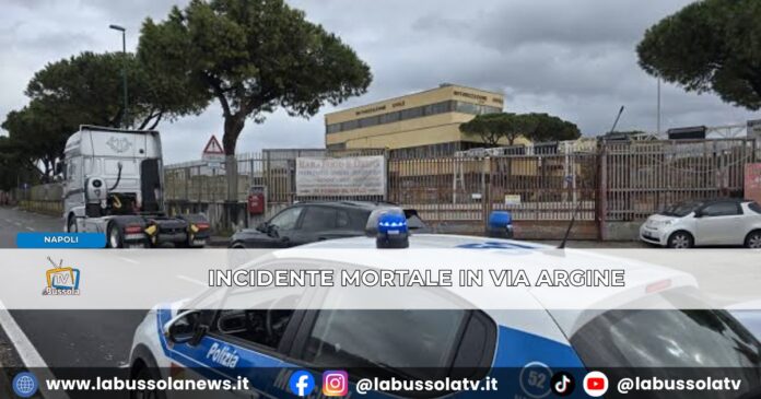 Incidente mortale a Napoli in via Argine, auto contro un pilone muore un 81enne colto da malore, ferita la moglie