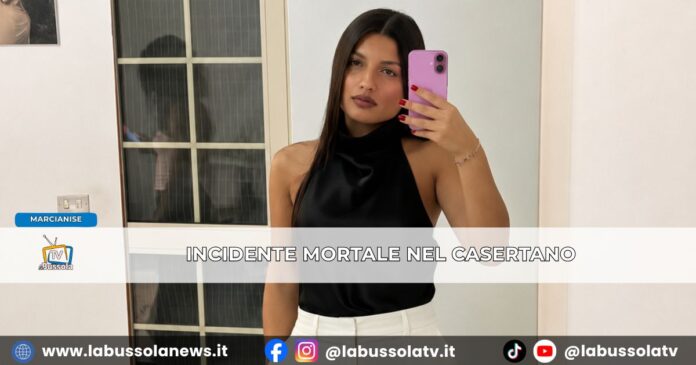 Incidente nel Casertano, auto si ribalta su viale Carlo III muore Rosa Rossetti, 22enne di Marcianise