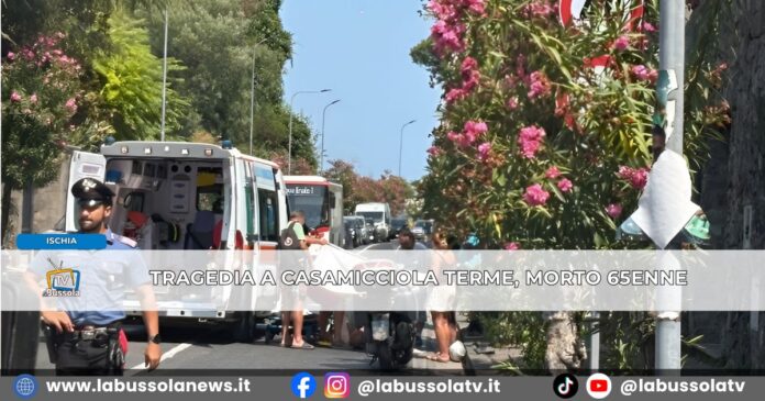 Ischia, tragedia a Casamicciola 65enne sbatte con lo scooter contro un albero, morto in ospedale