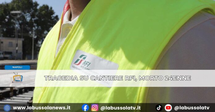 L’operaio 24enne Giancarlo Palomba colto da malore in cantiere RFI nel Casertano Vairano - Caianello, morto la scorsa notte