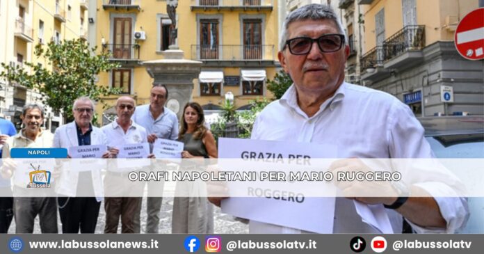Mario Roggero, sit-in degli orafi napoletani Sì alla grazia, è un uomo provato