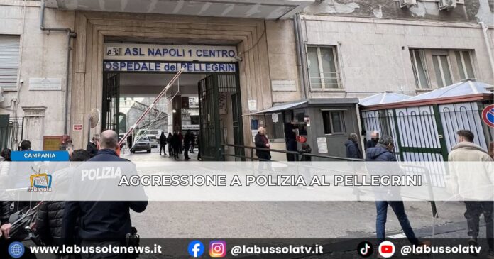 Napoli Pretende di essere curato prima di altri pazienti e aggredisce poliziotti in ospedale Pellegrini, arrestato 38enne
