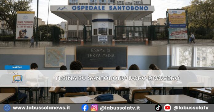 Napoli, studente racconta suo ricovero al Santobono in tesina terza media consegnata una copia anche ai medici