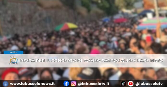 Ressa, malori e proteste all’ex Base Nato di Bagnoli al concerto di Romeo Santos e Prince Royce, Borrelli «Disabili penalizzati e posti inadeguati»
