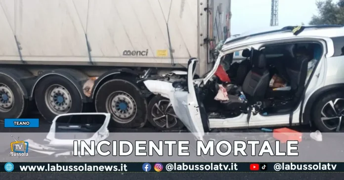 incidente autostrada A1 Teano