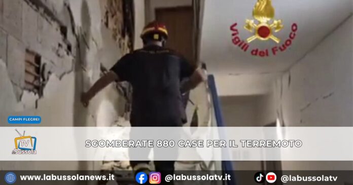 Campi Flegrei, 770 interventi dei vigili del fuoco, sgomberate 812 case. partito modulo anche dal friuli venezia giulia
