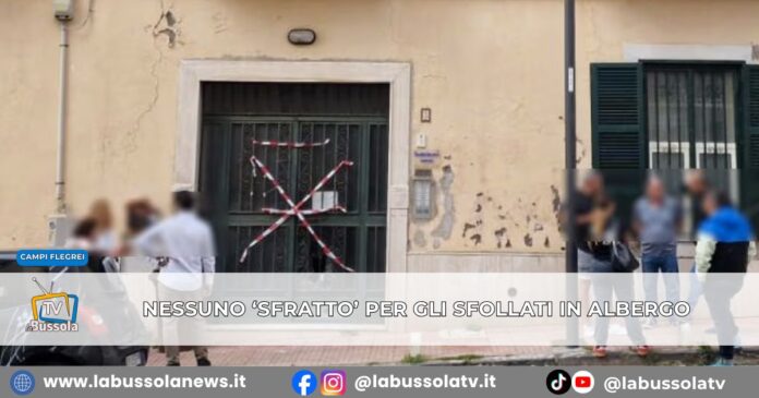Campi Flegrei Regione, nessun termine perentorio per sfollati in hotel di lasciare le camere