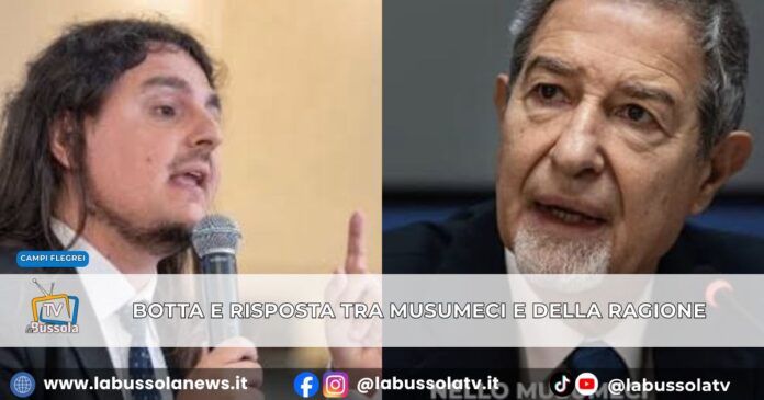 Campi Flegrei, scontro tra Musumeci e Josi della Ragione “Qualche sindaco vomita odio”;“io tra i farisei, fatti non promesse”