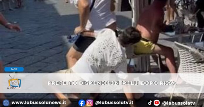 Capri rissa tra turisti e commercianti, Prefetto 'vigilanza rafforzata'