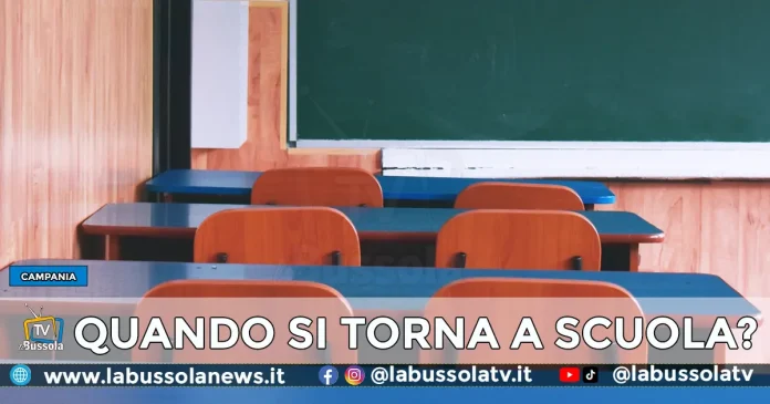 Data Ritorno Scuola Campania