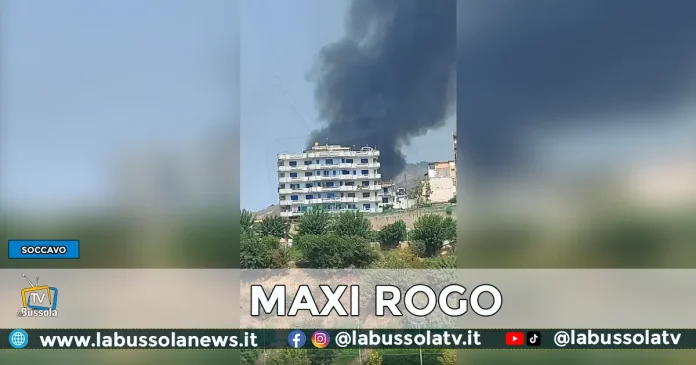 INCENDIO FUORIGROTTA SOCCAVO