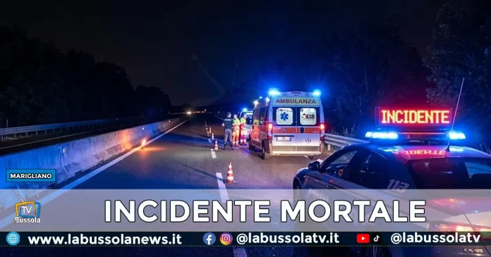 INCIDENTE A16 MARIGLIANO MORTA COPPIA POGGIOREALE
