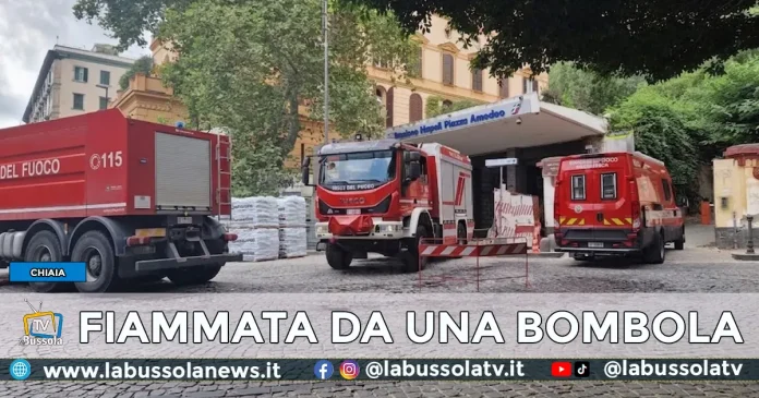 NAPOLI FIAMMATA BOMBOLA STAZIONE PIAZZA AMEDEO