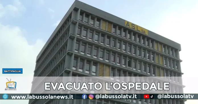 OSPEDALE BATTIPAGLIA EVACUATO