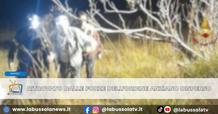 Ritrovato anziano disperso da ieri nel Nolano, sta bene. I complimenti del Prefetto di Napoli