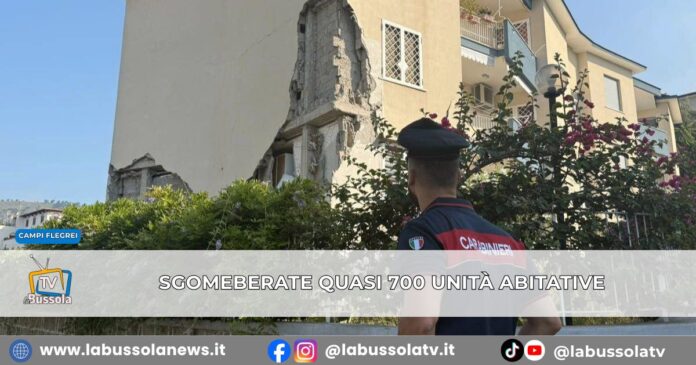Terremoto ai Campi Flegrei, saliti a 576 gli interventi dei Vigili del Fuoco e sgomberate 691 case