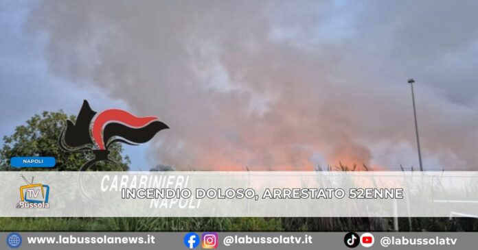 Vasto incendio a Licola nell'area dell'ex base Nato voleva bruciare foglie secche, dà fuoco a 7 ettari di vegetazione