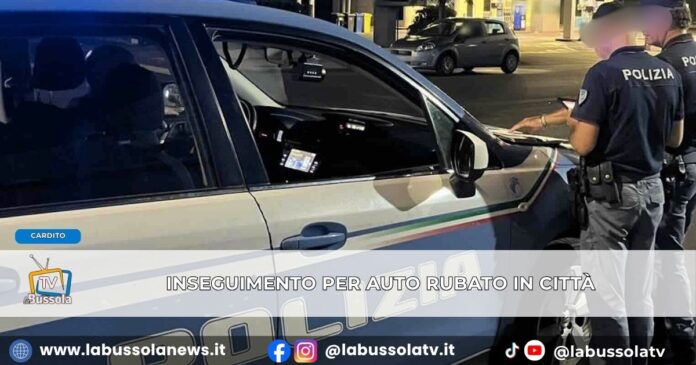 Auto rubata e targa contraffatta, inseguimento tra Cardito e Caivano arrestato un 33enne